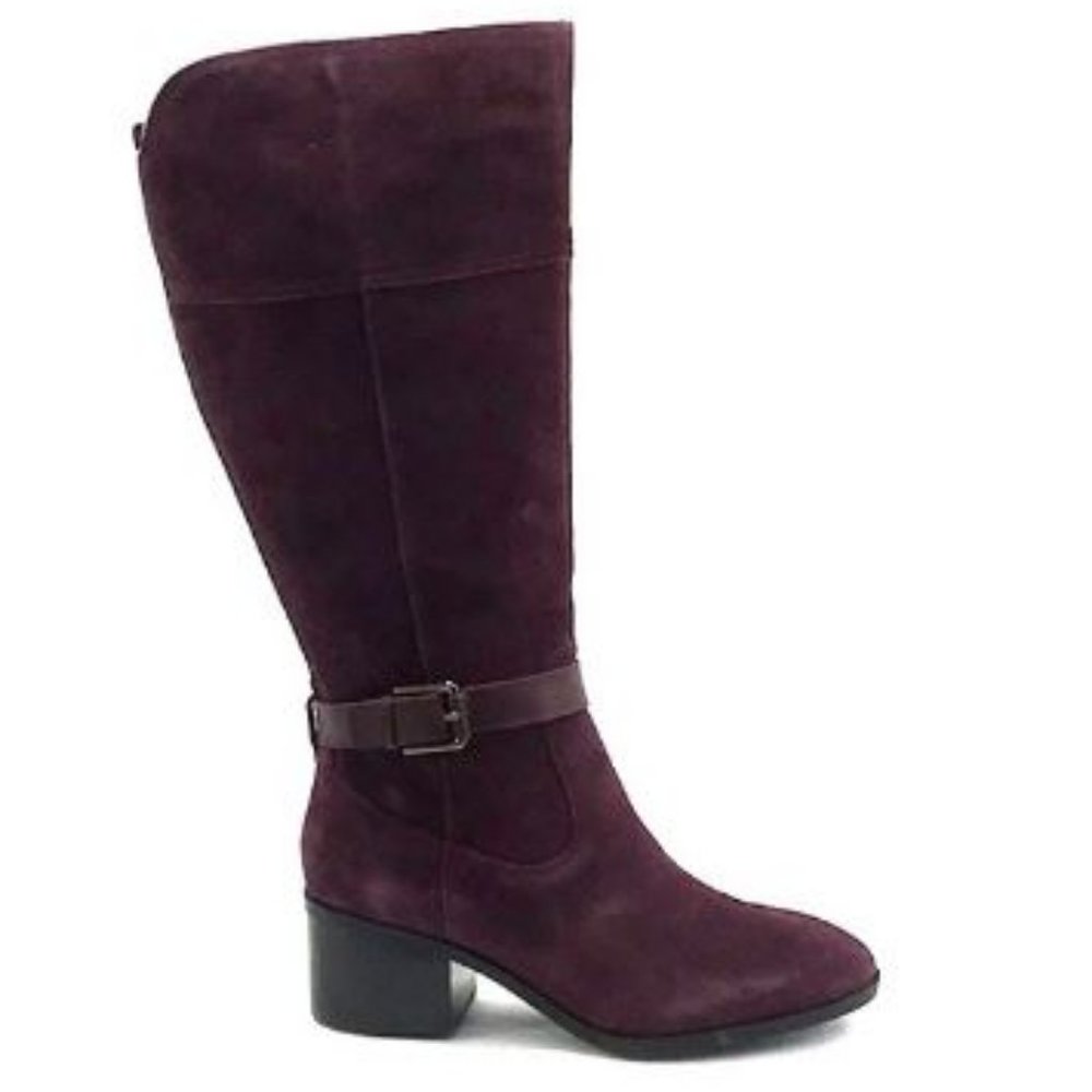 Marc Fisher Medium Calf Suede Tall Shaft Boots - Picture 4 of 10